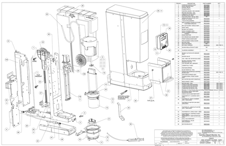 Diagram Diagram and Parts List for MIC2000  Hamilton Beach Drink Mixer